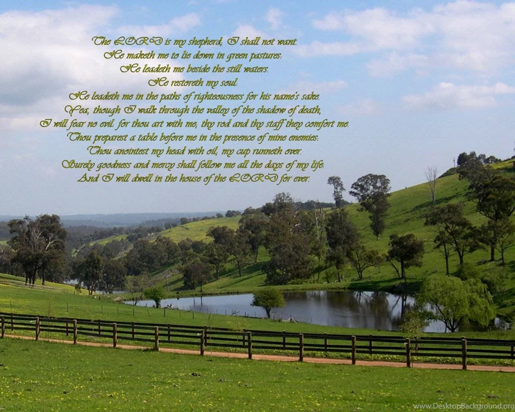 Psalm 23 Wallpapers Wallpapers Cave