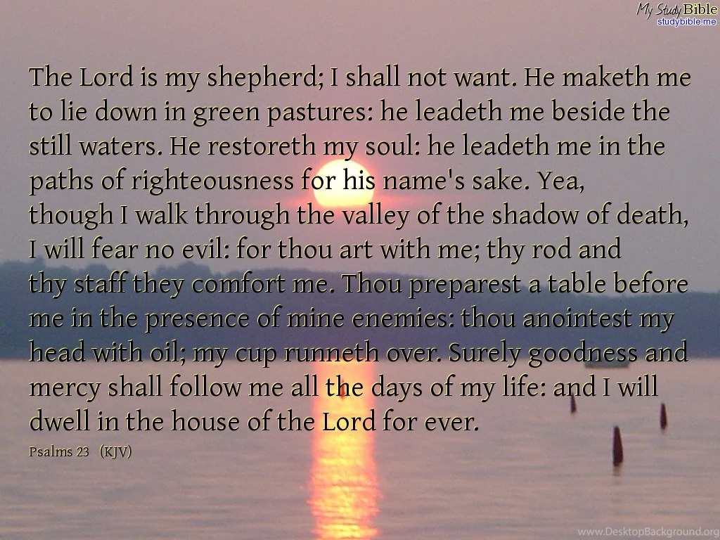 Free Christian Wallpapers Of Psalms 23 Make Christian Wallpapers ...