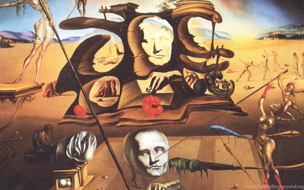 Paintings Surrealism Salvador Dalí Wallpapers