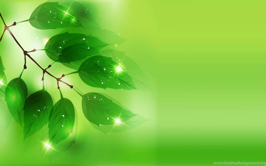 Green Leaves Vector Desktop Wallpapers 1680x1050 Widescreen Hd ...