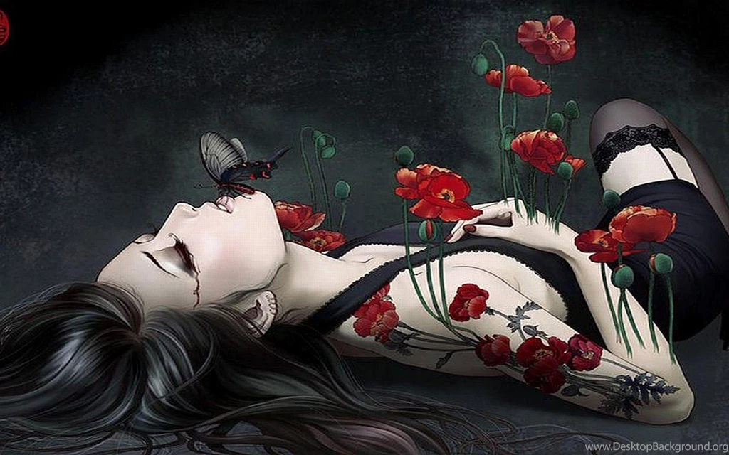 Free Download Anime Girls Gothic Rose MovieCroft