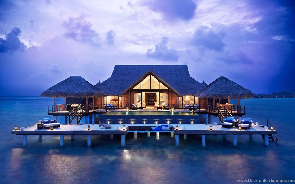 Taj Exotica Maldives, Beach, House, Ocean, Water, 1920x1200 HD ...
