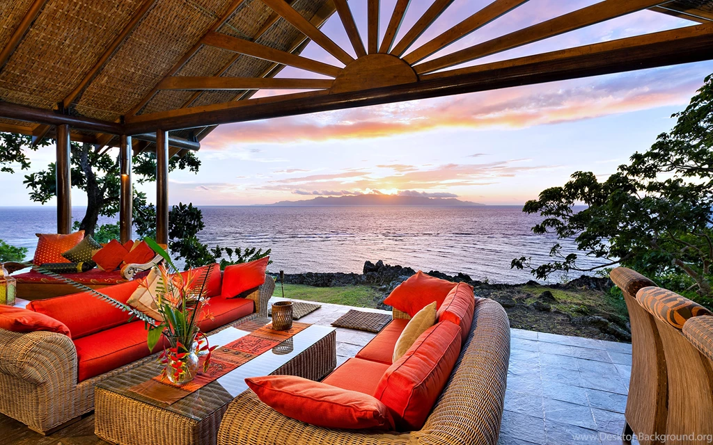 Beauty Design Happy House beach sunrise Living room ...