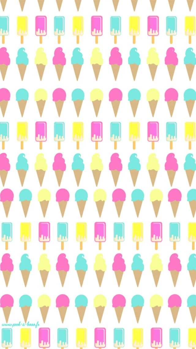 Ice Cream Cone Pattern ★ Find More Cute