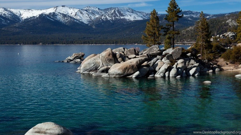 Usa Lake Mountains Stones Scenery Lake Tahoe Nevada Nature 407420 ...