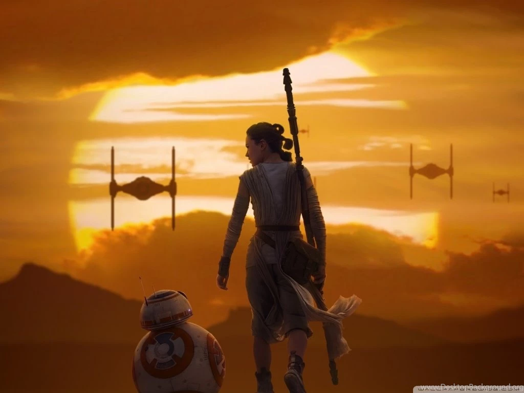 Rey BB 8 Star Wars The Force Awakens HD Desktop Wallpapers ...