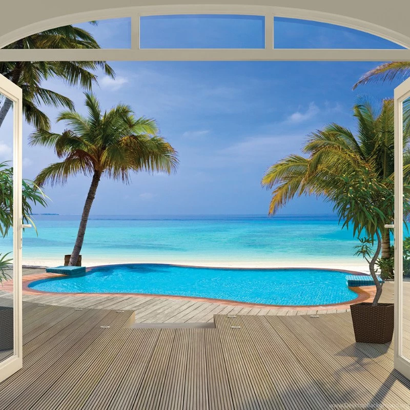 Walltastic Paradise Beach Wallpapers Mural   43565