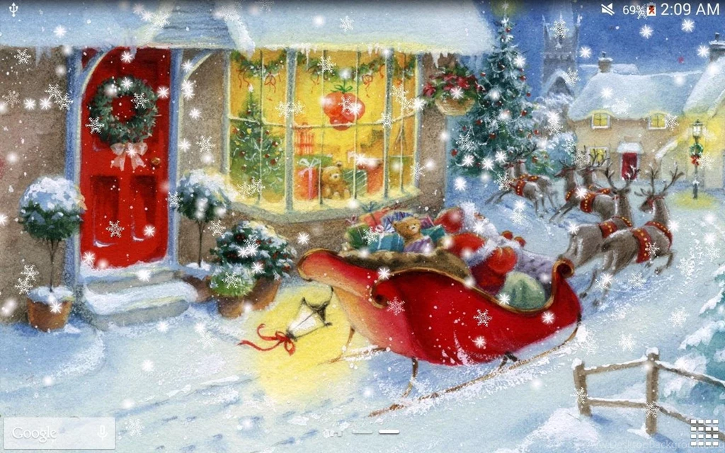 Christmas Night Live Wallpapers Android Apps On Google Play