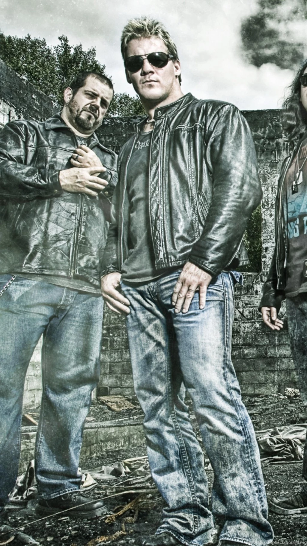 Download Wallpapers 1080x1920 Fozzy, Band, Graphics, Glasses, House ...