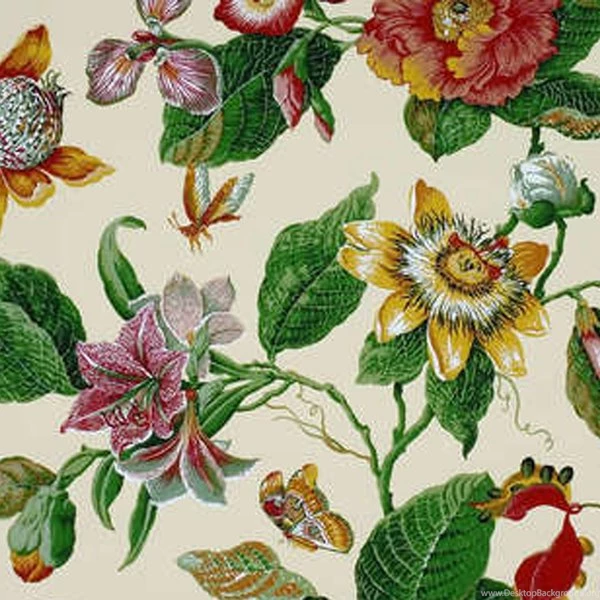 Pierre Frey Odalys Floral Wallpapers Semaine