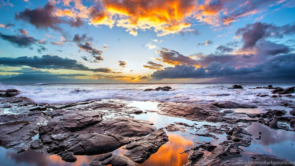 Sea Sunset Cosmos HD(high Definition) Wallpapers 1