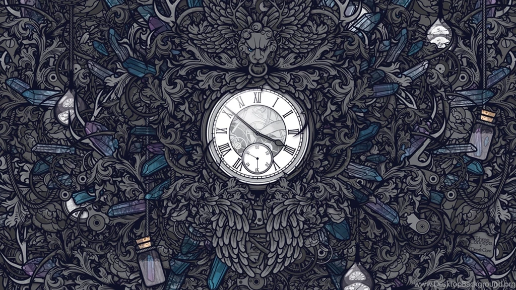 Download Wallpapers 3840x2160 Texture, Clock, Gear, Time, String ...