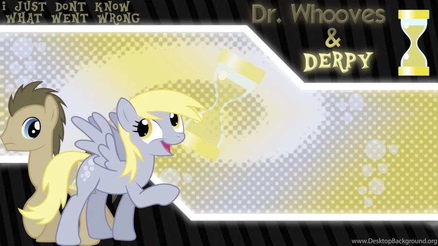 DeviantArt: More Like Doctor Whooves And Derpy Wallpapers By Pinkie ...