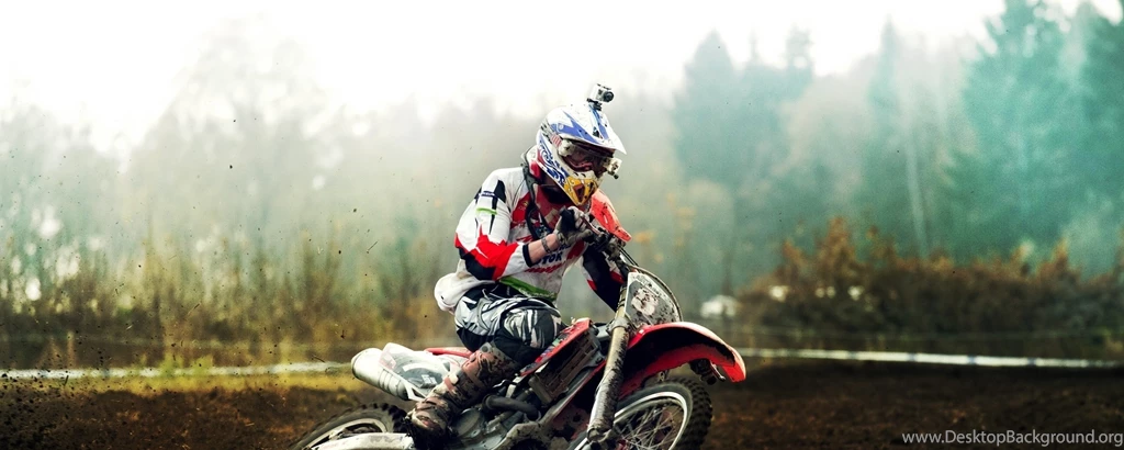 Download Wallpapers 2560x1024 Motocross, Sand, Race, Camera, Dirt ...