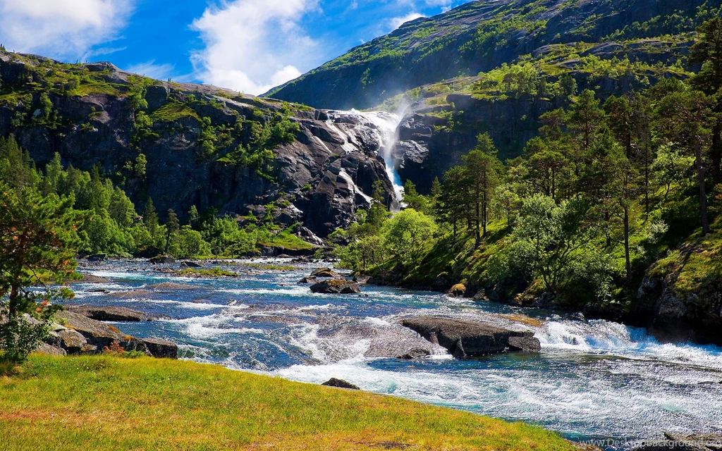 Mountain River Wallpapers Desktop