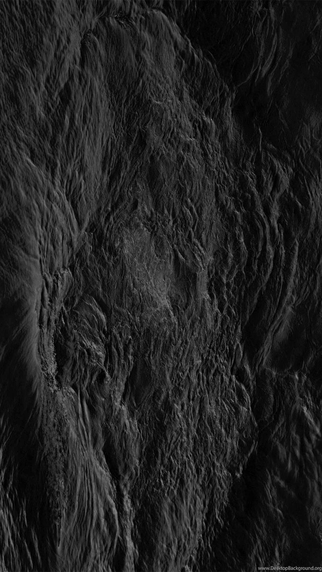 Black Crinkles iPhone 5 Wallpapers (640x1136)