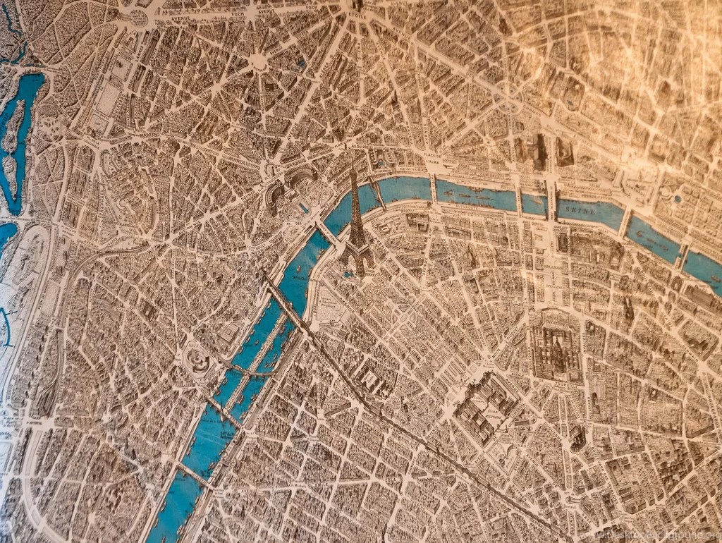 Map Of Paris Wallpapers