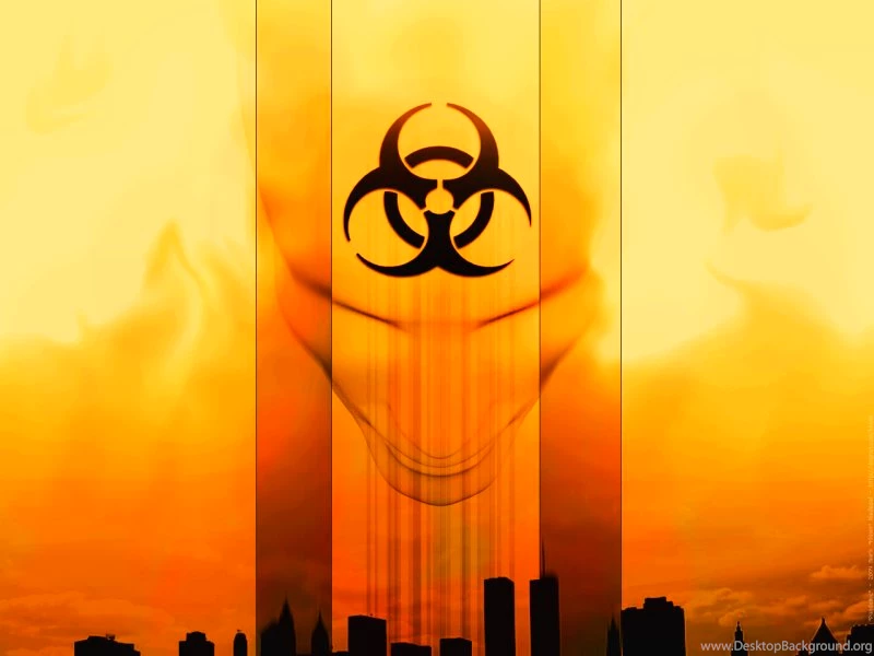 Wallpapers Danger Biohazard Symbol And Of 800x600