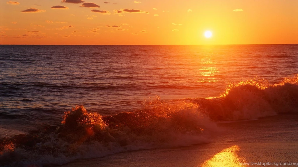 HD Sunset On The Beach In California Wallpapers New Post Has Been ...
