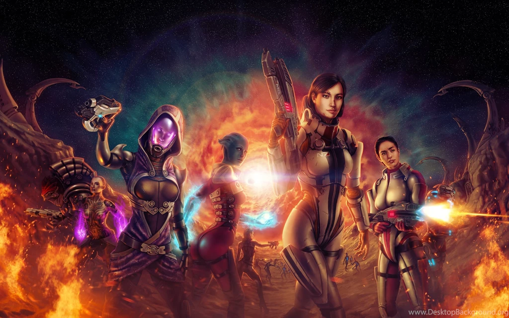 Mass Effect 3 Characters Desktop Wallpapers