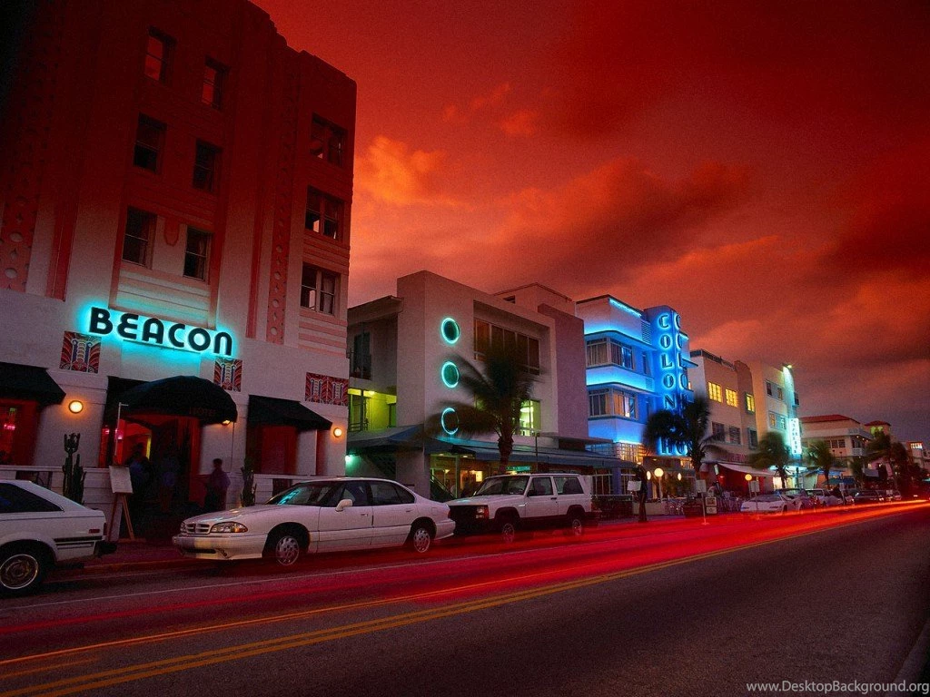 Florida, Miami Beach Free Computer Desktop Wallpapers