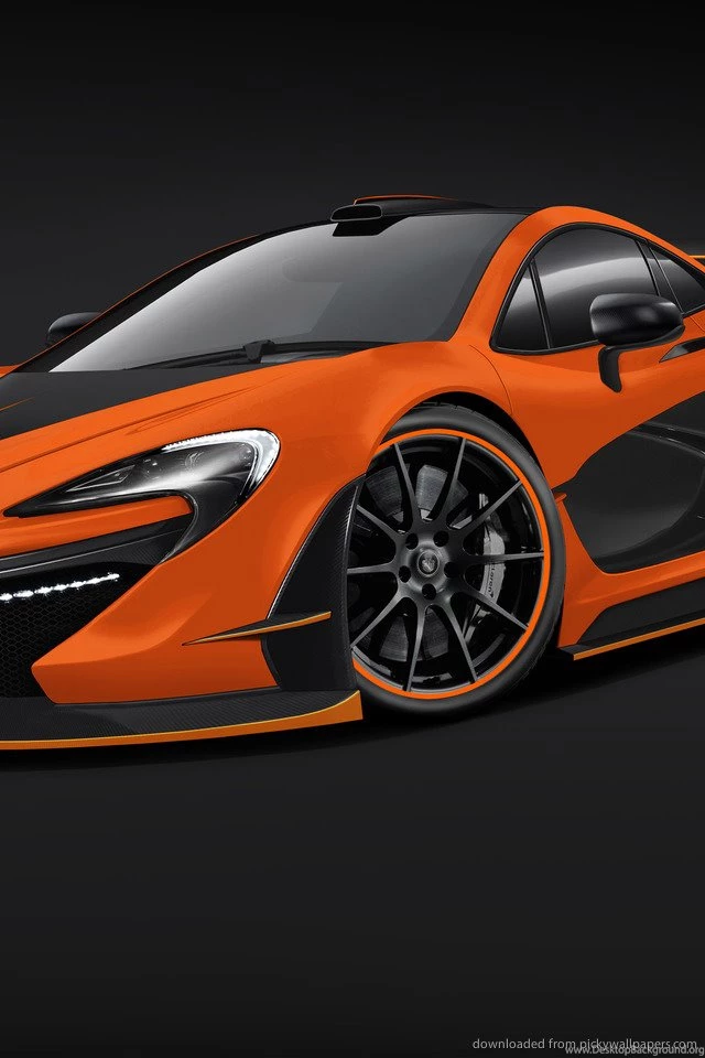 Download GSC McLaren P1 Night Glow Front Wallpapers For iPhone 4