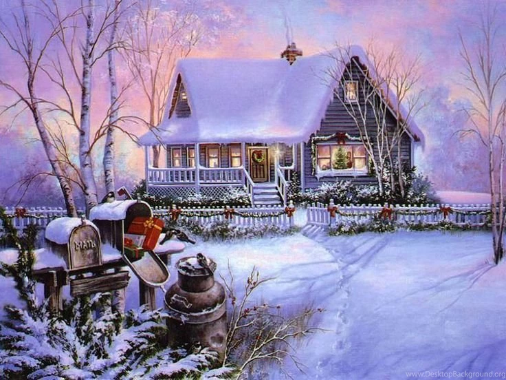 Christmas Scenes On Pinterest