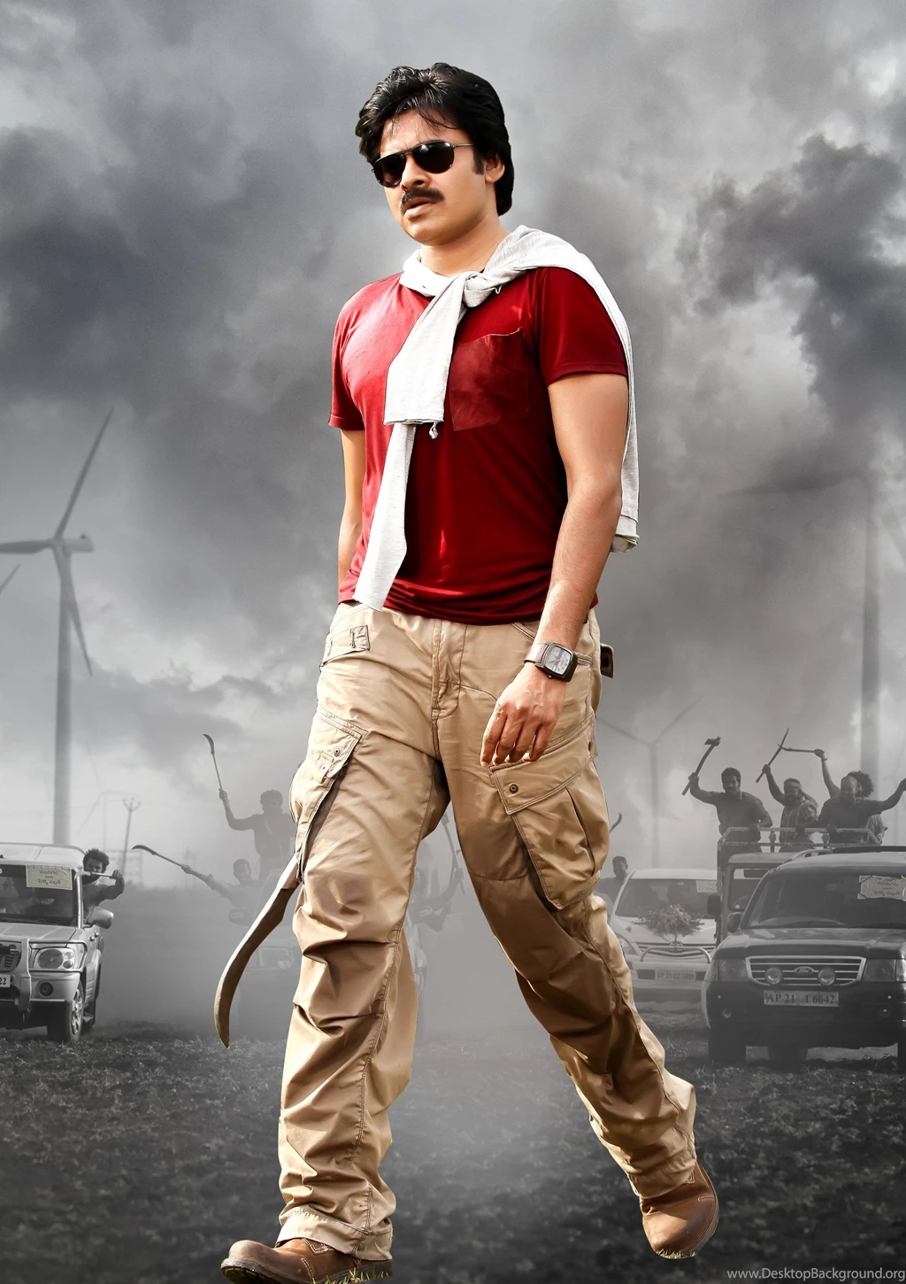 Pawan Kalyan Deadly Look HDwallpaper4U.com