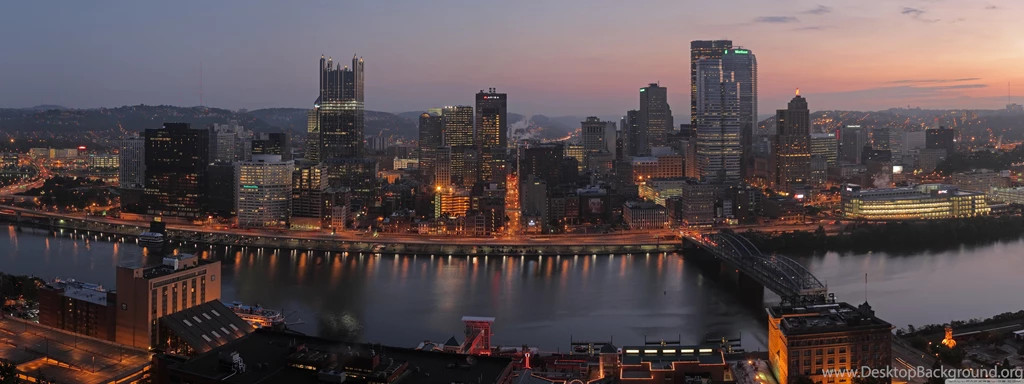 Pittsburgh Panorama HD Desktop Wallpapers : Widescreen : High ...