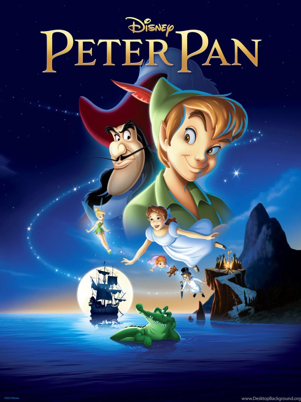 Peter Pan Disney HD Wallpapers For Desktop Cartoons Wallpapers