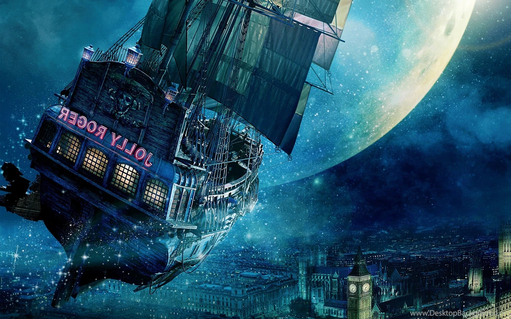 Jolly Roger Ship Peter Pan Wallpapers