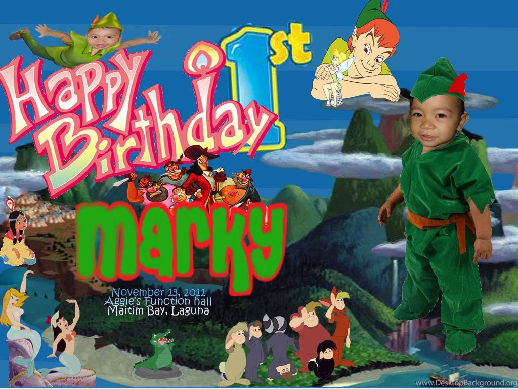 Peter Pan Birthday Peter Pan : Desktop And Mobile Wallpapers ...