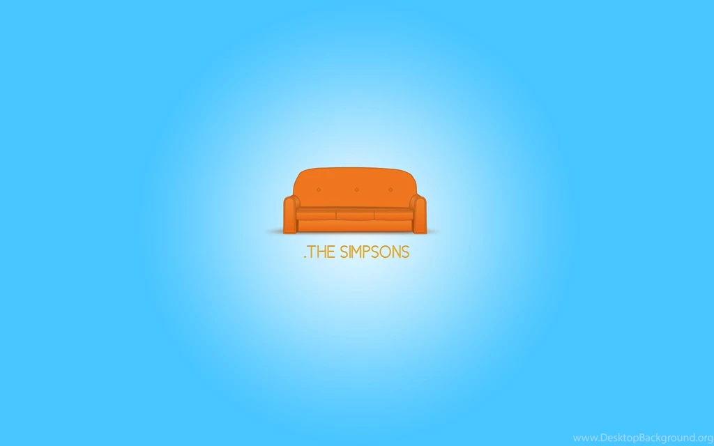 Couch Minimalistic The Simpsons