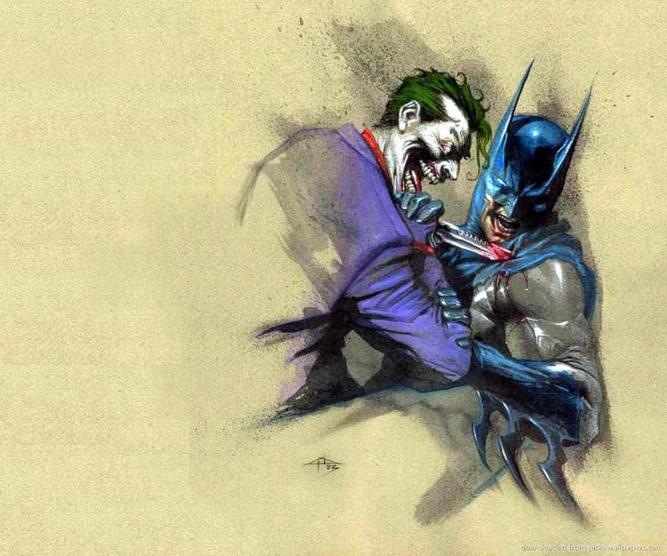 Download Joker Stabs Batman Wallpapers For Samsung Epic
