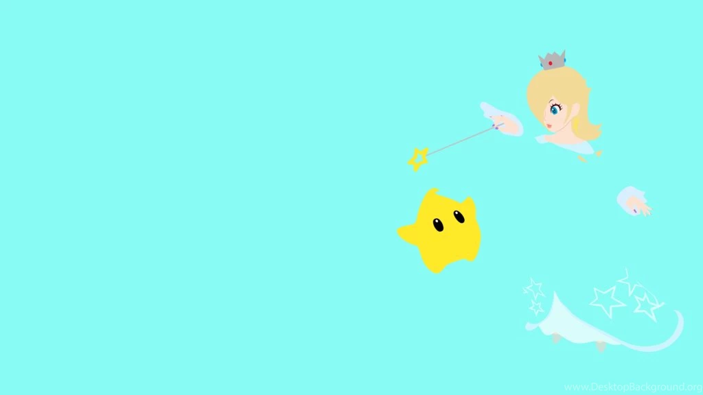 DeviantArt: More Like Rosalina And Luma Minimalist Wallpapers By ...