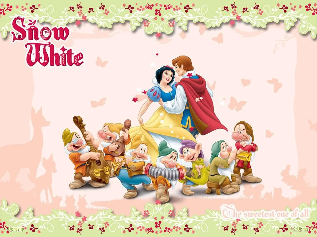 Snow White And The Seven Dwarfs Cartoon HD Backgrounds Image For ...
