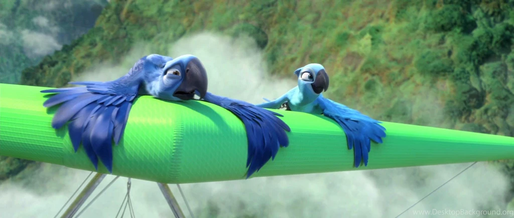 Blu And Jewel Soaring In Rio Desktop Wallpapers