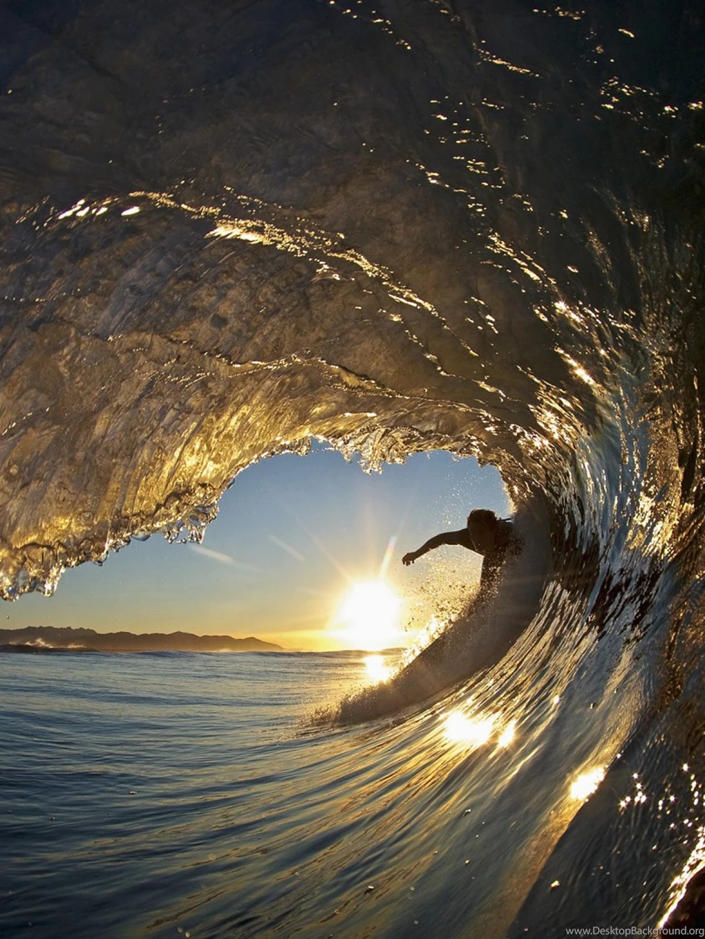 Sunrise Surfboard Wave