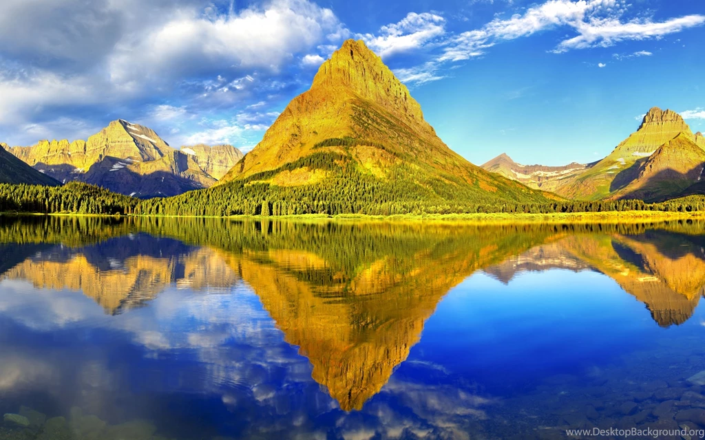 Glacier National Park Panorama Awesome Hd Wallpapers For Desktop ...