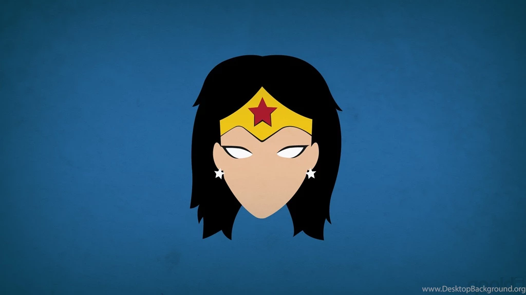 DC Comics, Wonder Woman, Blo0p, Minimalism, Superheroines, Blue ...