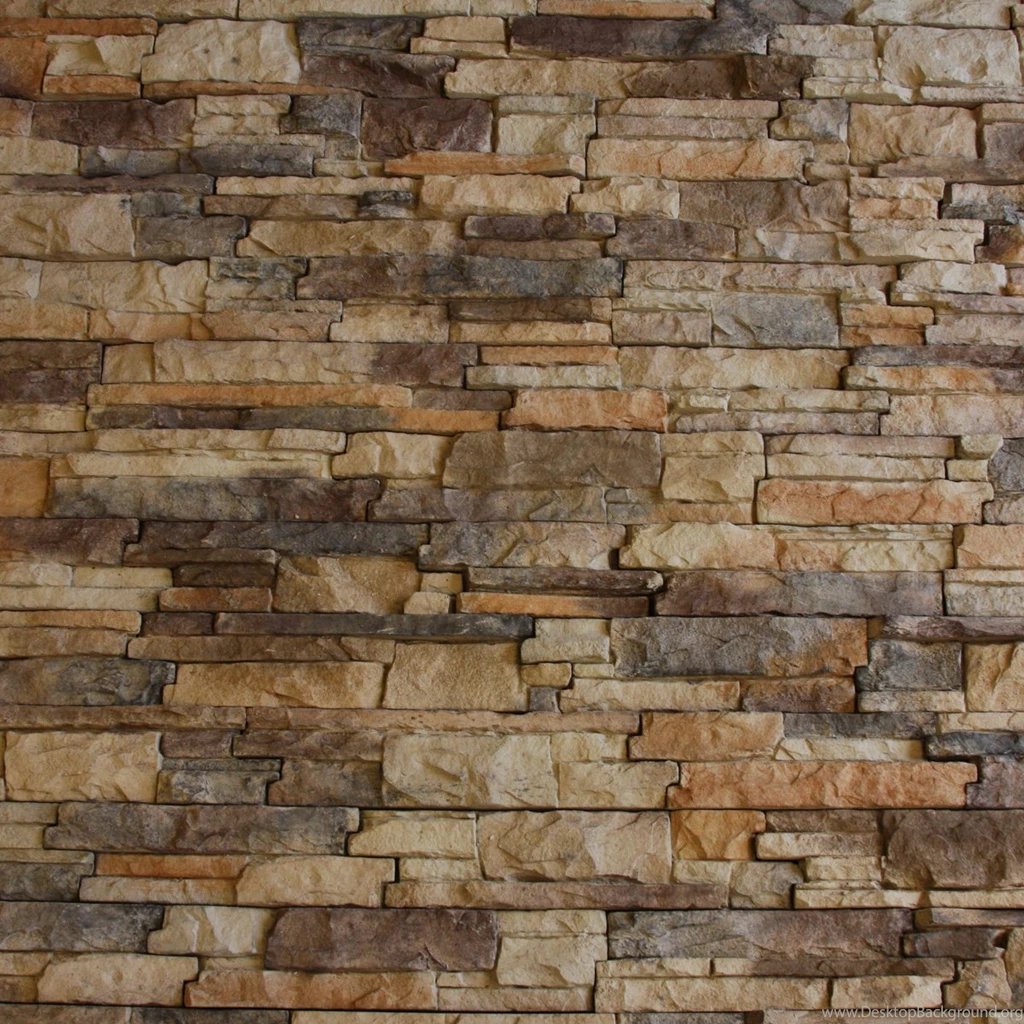 Faux Stone Wall
