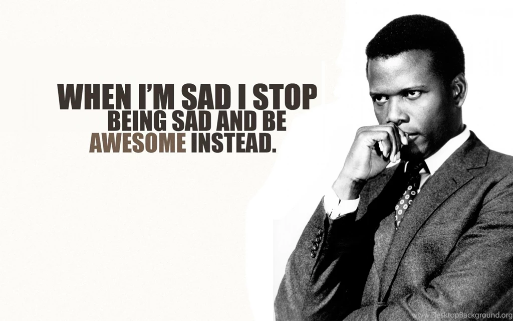 Text Typography Barney Stinson Slogan Awesomeness Sidney Poitier