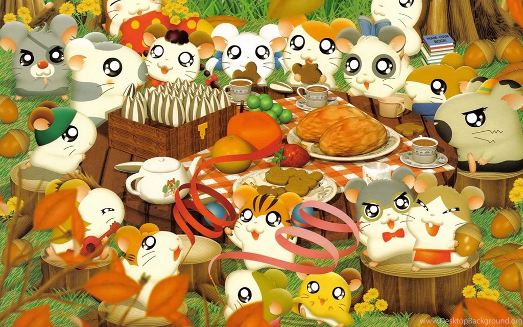 Cute Hamster Hamtaro Anime Wallpapers 12 - Anime Wallpapers Free ...