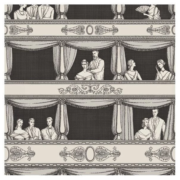 Cole & Son Fornasetti II Teatro Wallpapers Eclectic Wallpapers ...