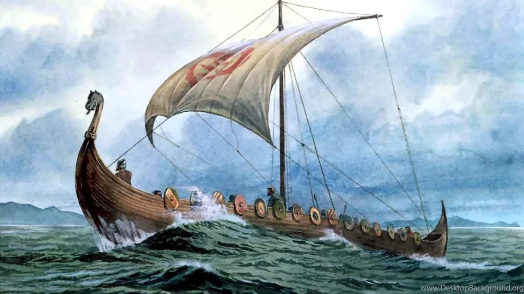 VIKING BOAT WALLPAPER (