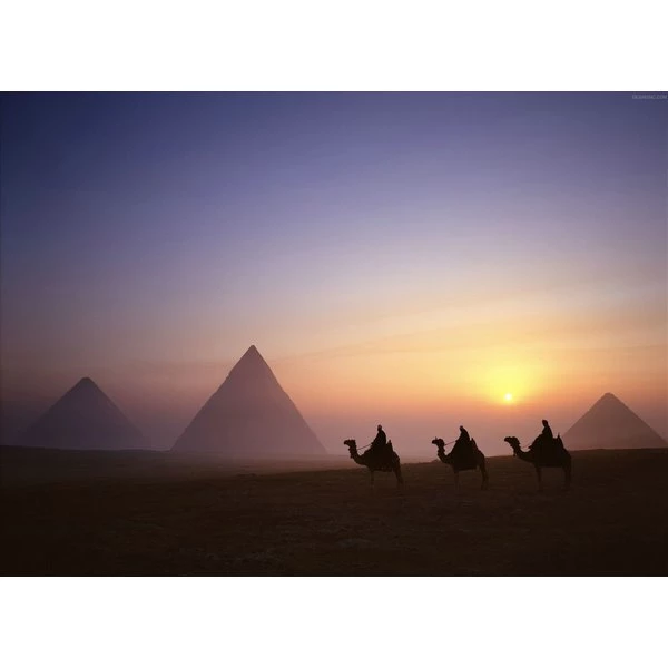Saudi Arabian Desert Sunset Scenery Wall Murals For Hotel ...