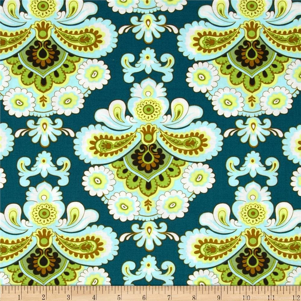 Amy Butler Belle French Wallpapers Spruce   Discount Designer ...