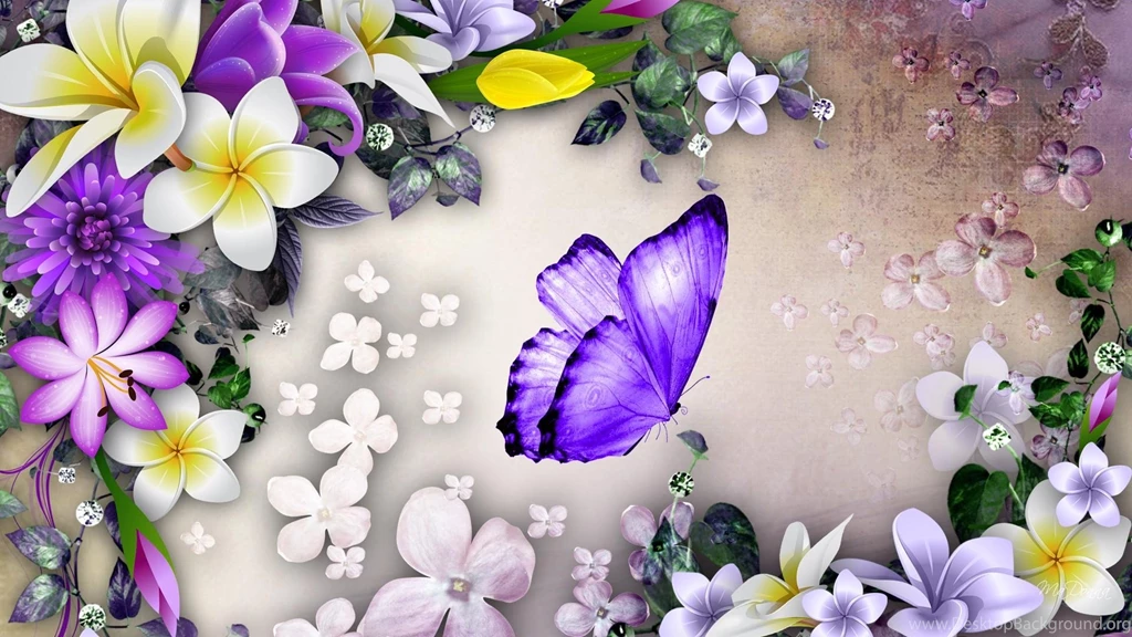 FLOWERS TO CELEBRATE WALLPAPER (