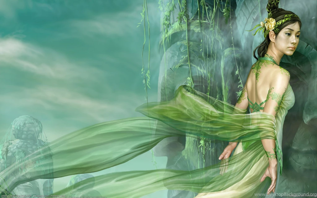 Spring Fog Master CG Wallpapers Female Illustrator 2560x1600 ...