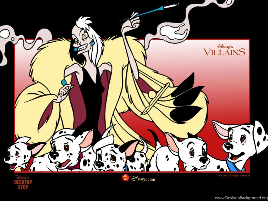 Image   Cruella de Vil Wallpaper 101 dalmatians 976733 1024 768 ...